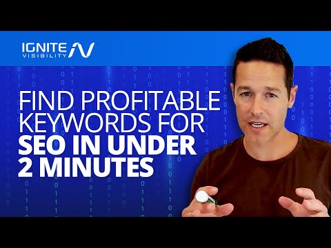 Find New Profitable SEO Keywords In Under 2 Minutes