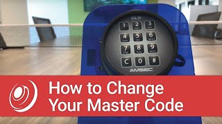 How to Change Your Master Code on a AMSEC ESL20XL Digital Lock