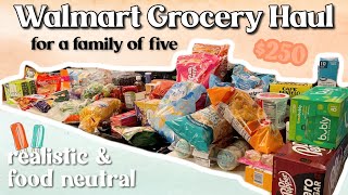 July Walmart Family Grocery Haul 2023 / Family of 5