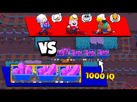 *WTF* 1000 iQ INSANE MINECART! Brawl Stars Funny Moments, Wins, Fails, Glitches