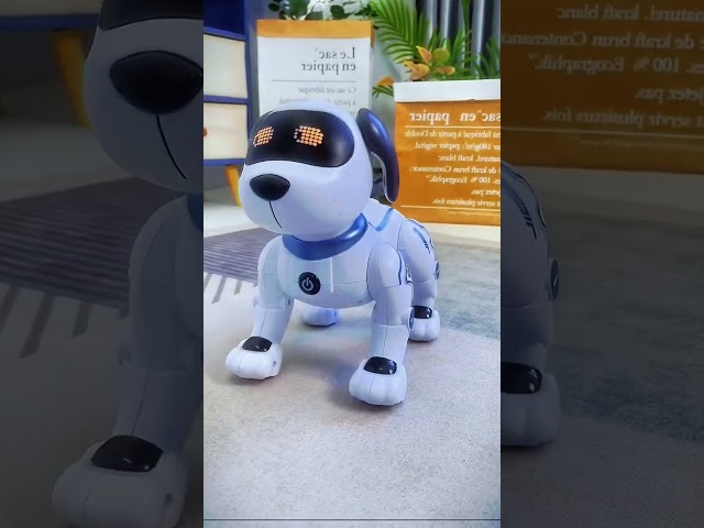 Vídeo relacionado con Robot de control remoto para perros, robots para niños, juguete inteligente y bailando, imita animales Mini robot de perro mascota..