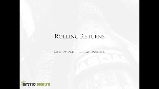 How to calculate Rolling Returns with Excel