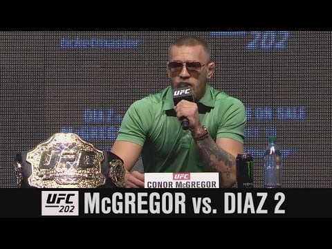 Conor McGregor's best trash talk from the UFC 202 press conference