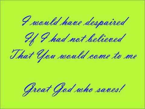 Great God Who Saves
