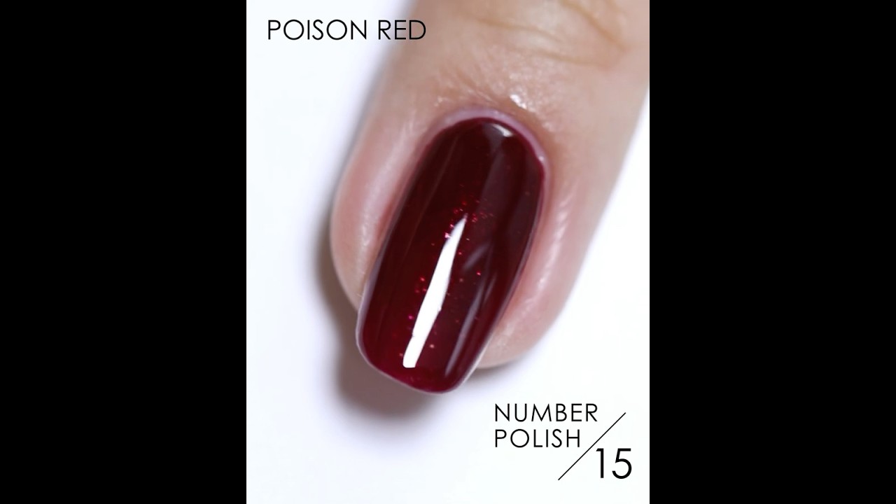 NUMBER POLISH 15 Poison Red / ポイズンレッド