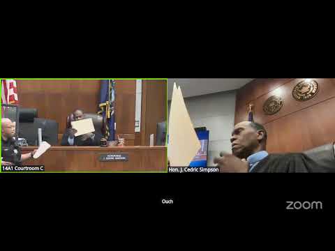 Hon. J. Cedric Simpson's Landlord Tenant Docket on 2/27/26