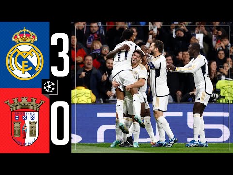 Resumen de Real Madrid vs Sporting Braga Jornada 4