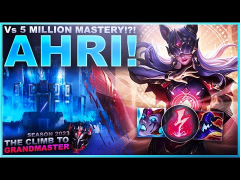 MY AHRI VS 5 MILLION MASTERY VEL'KOZ!?! - Climb to Grandmaster | League of Legends