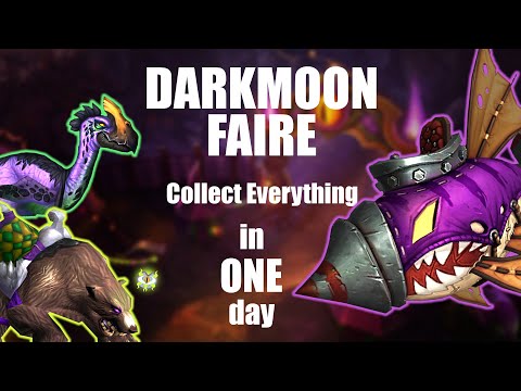 Buy EVERYTHING from Darkmoon Faire in ONE day! [WoW Guide]