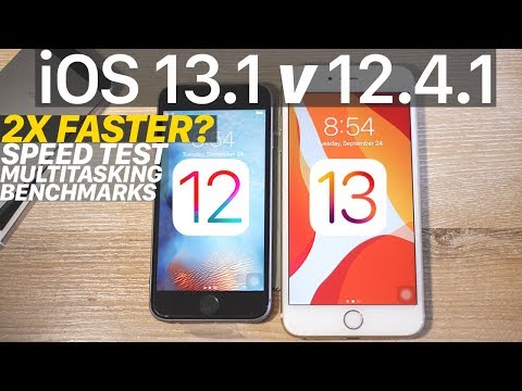 iOS 13.1 vs. iOS 12.4.1 : Speed Test! Really 2x FASTER?