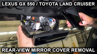 Lexus GX550 & Toyota Land Cruiser (2024-2025): How To Remove the Black Cover From The Windshield?