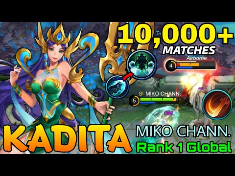 10,000+ Matches Kadita with Deadly Ocean Waves! - Top 1 Global Kadita by MIKO CHANN. - Mobile Legend