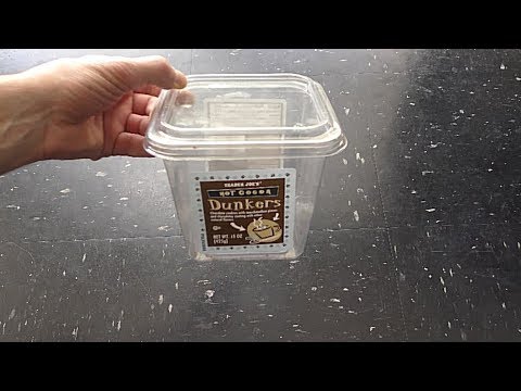 How to remove a sticker from a plastic box