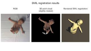Learning and Tracking the 3D Body Shape of Freely Moving Infants from RGB-D sequences