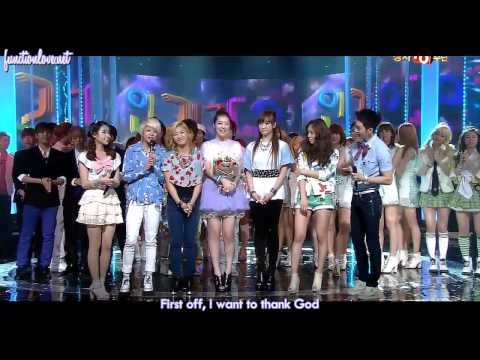 [ENG SUB] 110515 f(x) Win on Inkigayo