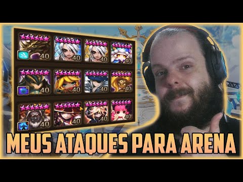 Showing my most used Arena attacks in practice and how to run the teams!