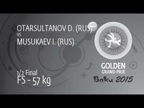 1/2 FS - 57 kg: I. MUSUKAEV (RUS) df. D. OTARSULTANOV (RUS) by TF, 12-2