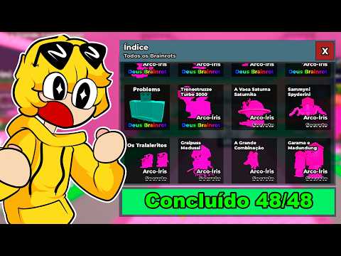 Got ALL RAINBOW BRAINROTS in STEAL A BRAINROT!