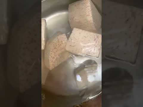 Taro 🍠 swimming in coconut milk 🥛🥥🌴 #coconut #food #dessert #asmr #cooking #recipe