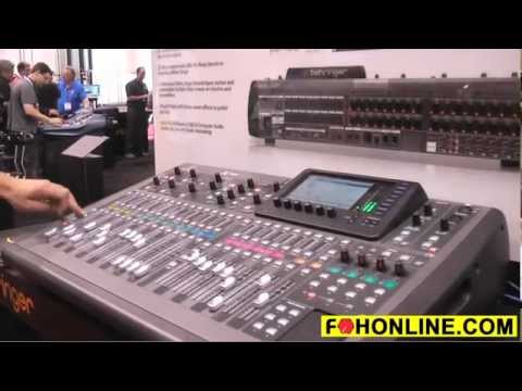 Behringer X-32 Digital Live Sound Mixer Video Demo