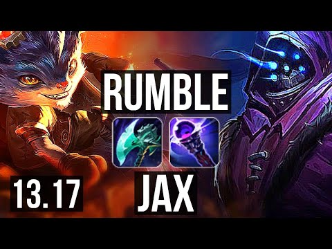 RUMBLE vs JAX (TOP) | Rank 4 Rumble, Dominating | KR Challenger | 13.17