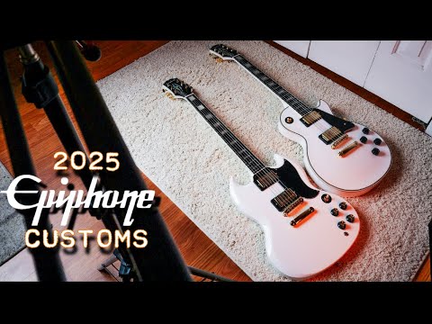 Epiphone Quietly Updated the 2025 Les Paul Custom & SG Custom