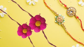 Easy Rakhi making ideas | How to Make Rakhi at Home #diy