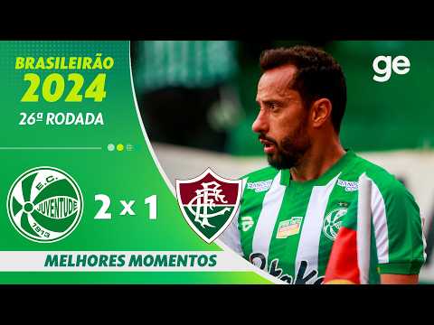 Gols e lances de Juventude-RS x Fluminense
