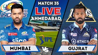 Live: MI Vs GT, Match 35  IPL Live Scores & Commentary | IPL LIVE 2023 | Mumbai Indians vs Gujrat