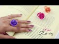 How To Make Beautiful Paper Rose Ring DIY Paper Rose Ring DIY Rose Ring Paper Craft Shorts