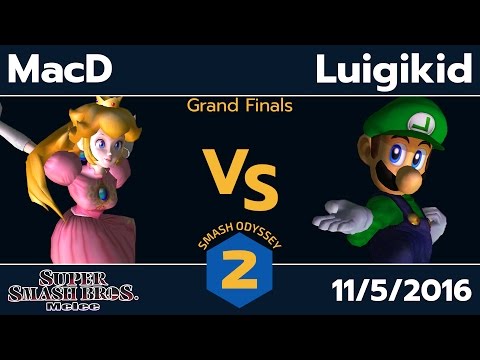 SO2 - SPY | MacD (Peach) vs. SSBM-T | Luigikid (Luigi) - SSBM Grand Finals - Smash Melee