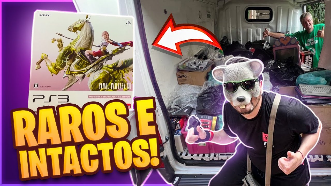 Fui a CAÇA DE CONSOLES RAROS com o Tiozão e SURTEI com o que achamos!