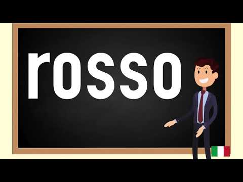How to pronounce rosso  in Italian