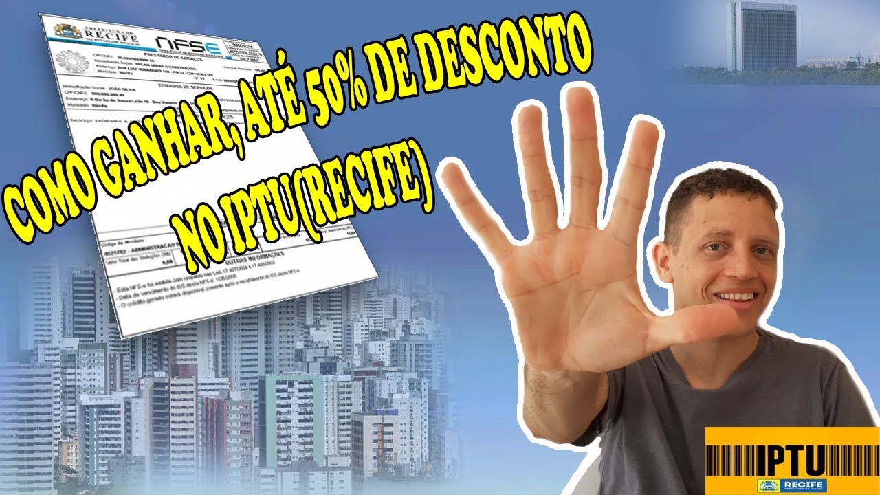 GANHE ATÉ 50% DE DESCONTO NO IPTU (RECIFE)