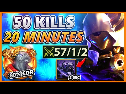 *URF KASSADIN* THE FASTEST 50 KILLS EVER (100K DMG GAME) - BunnyFuFuu | League of Legends| URF