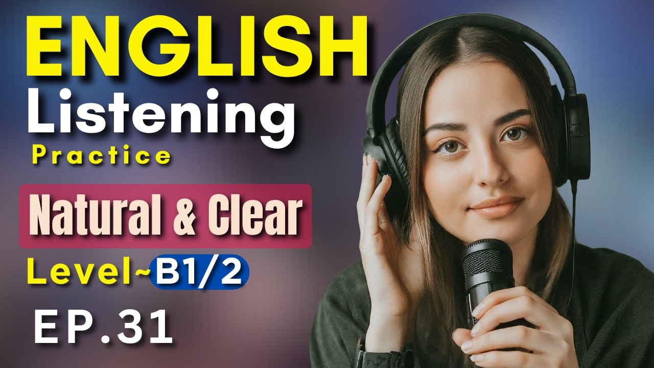 English Listening Practice for Intermediate Learners (B1/B2) | English listening practice daily