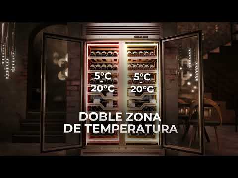 Vinoteca profesional de doble zona de temperatura encastrable LA SOMMELIERE - ELYSEE