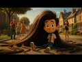 What Would Happen If We Had Very Long Hair Aumsum Kids Children Whatif
