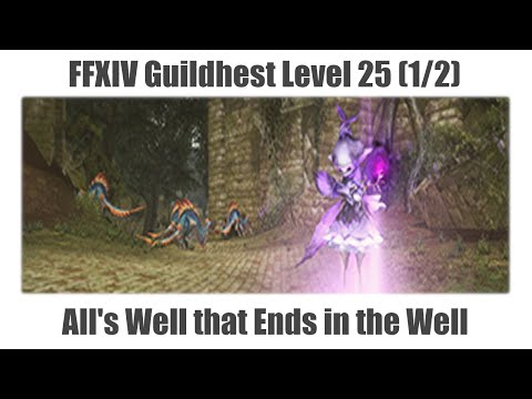 FFXIV Guildhest Level 25 (1/2) - All's Well that Ends in the Well - A Realm Reborn