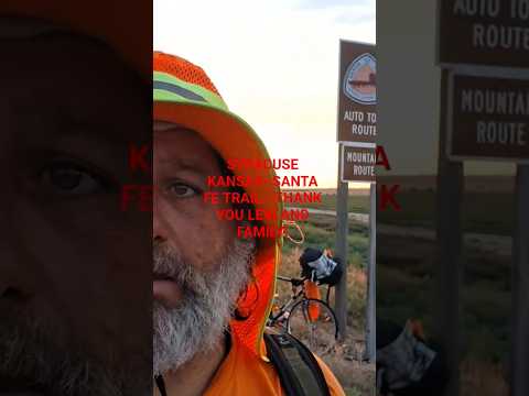 🚴‍♂️JEFFREY BRADAC ON SANTA FE TRAIL IN SYRACUSE KANSAS- THANK U LEVI AND FAMILY!