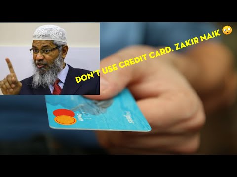 Using Credit Card is as if doing Zina with your mother . Zakir Naik 😳