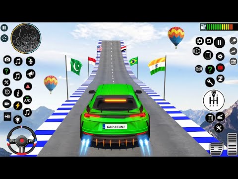 Mega Ramp Car Stunt Master Simulator - Impossible Crazy Car Stunts GT Ramp Games Android Gameplay
