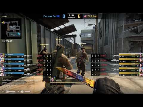 ESports - CS:GO, CLG Red vs Crowns fe, Intel Challenge Katowice 2019 (28th of February 2019), Tra...