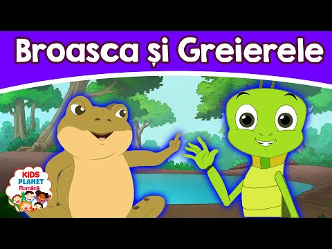 Broasca și Greierele | Povești pentru copii | Desene animate | Basme În Limba Română | Povești