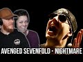 COUPLE React to Avenged Sevenfold - Nightmare  | OB DAVE REACTS