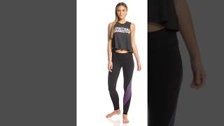 Spiritual Gangster SG Varsity Yoga Crop Tank Top | SwimOutlet.com