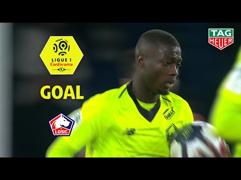 Goal Nicolas PEPE (90' +3 pen) / Paris Saint-Germain - LOSC (2-1) (PARIS-LOSC) / 2018-19