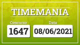 Capa de TIMEMANIA 1647