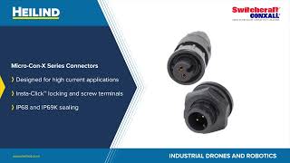 Switchcraft Connectors for Industrial Drones & Robotics | Heilind Electronics
