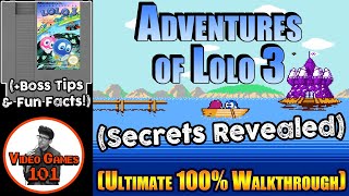 Adventures of Lolo 3 Walkthrough | 100% Guide | Video Games 101